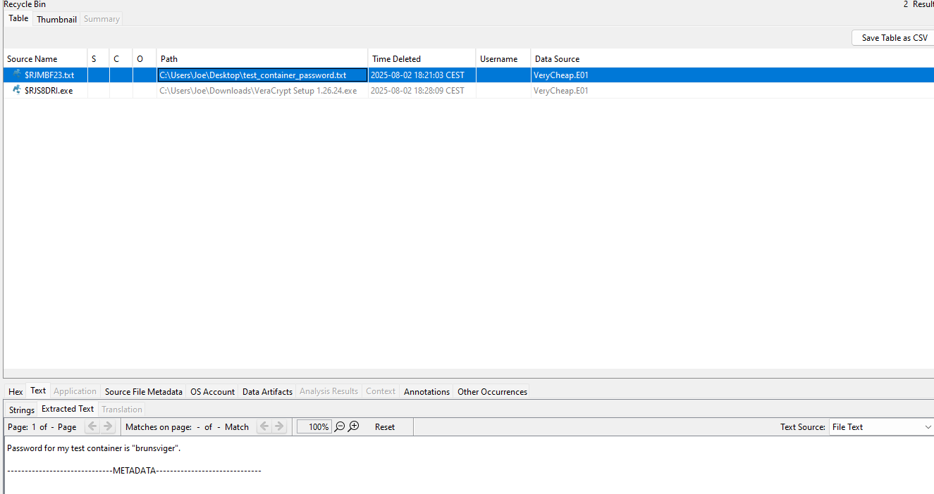 Files in Recycle Bin